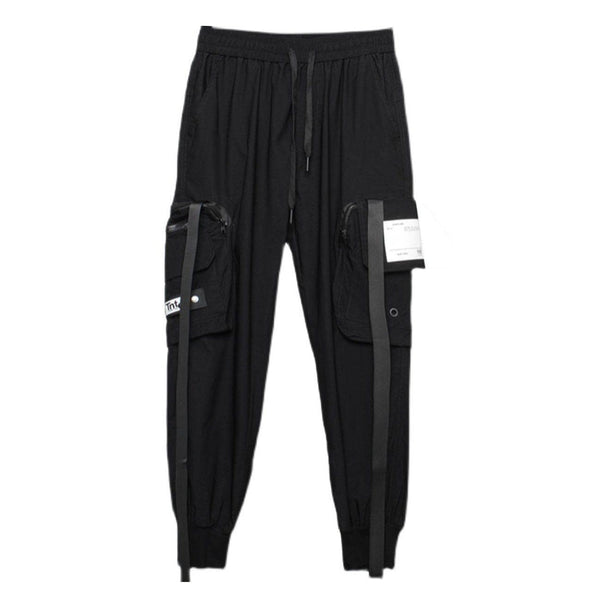 Multi Pockets Ribbon Function Pants