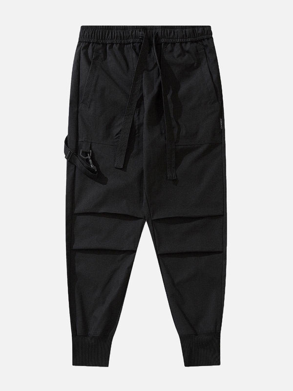 Ribbon Layered Cargo Pants