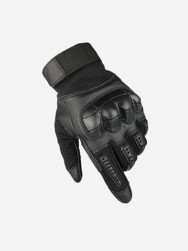 Combat Patchwork Armor PU Gloves