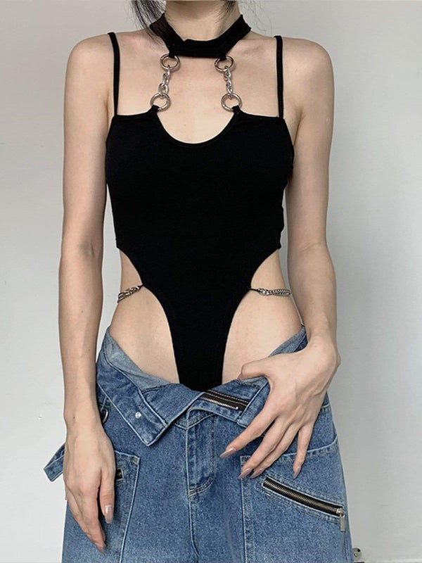 Hollow Chain Jumpsuit