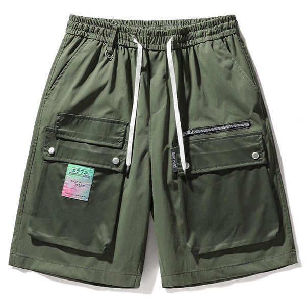 Color Label Big Pocket Cargo Shorts