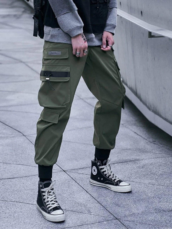 Function Elastic Zipper Pockets Cargo Pants