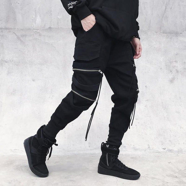 Hip Hop Zipper Joggers