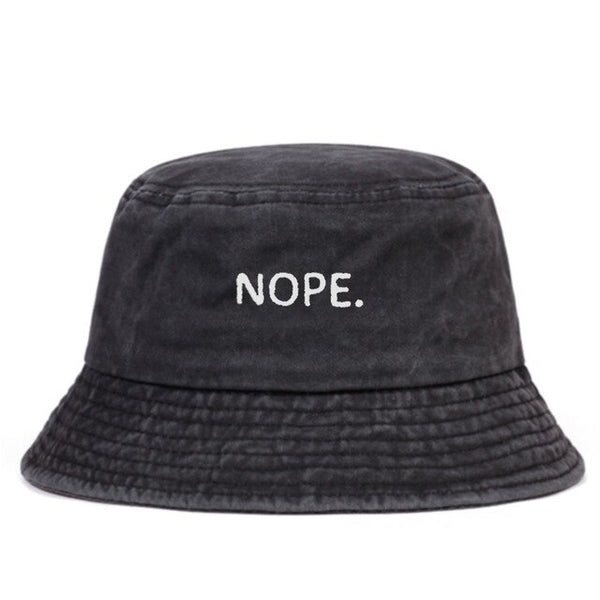 NOPE. BUCKET HAT